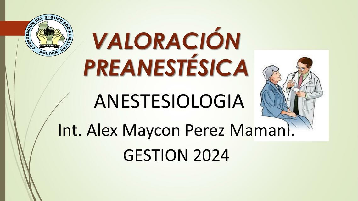 Valoracion preanestesica alex