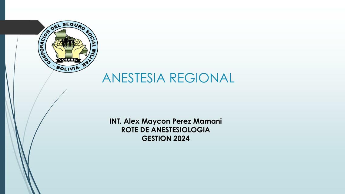 Anestesia Regional alex