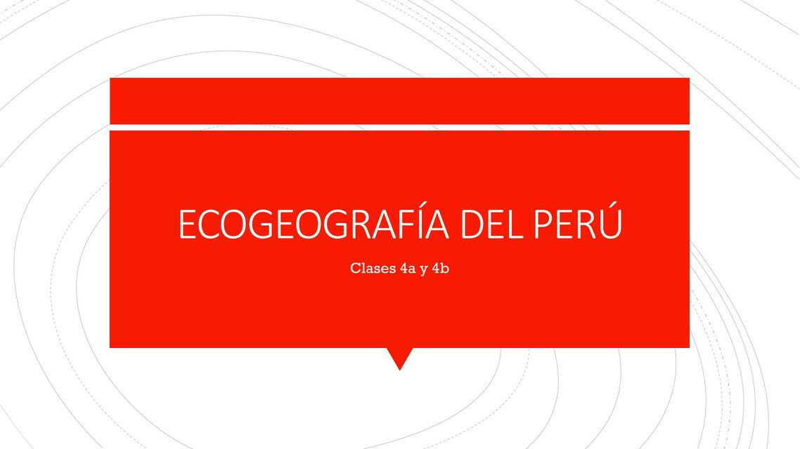 Ecografía del Perú 