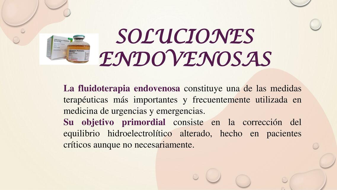 soluciones cristaloides y coloides