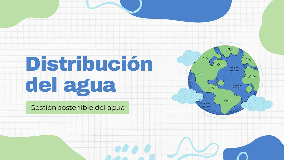 Distribución del agua