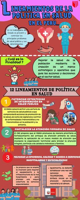 LINEAMIENTOS DE LA POLITICA EN SALUD 1