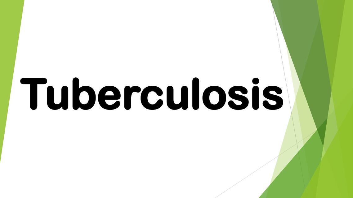 Tuberculosis