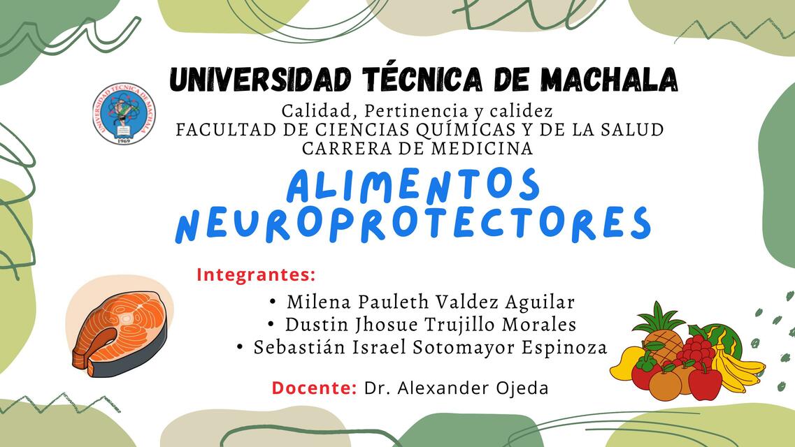 ALIMENTOS NEUROPROTECTORES