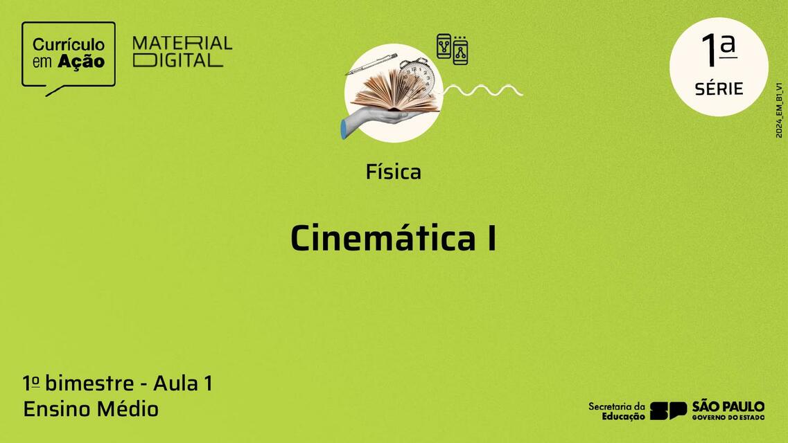 Cinemática I 