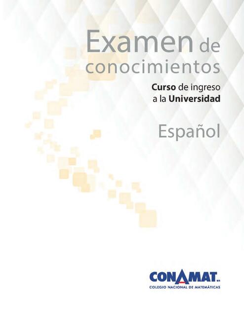 CONAMAT ESPAÑOL