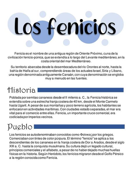 Los fenicios