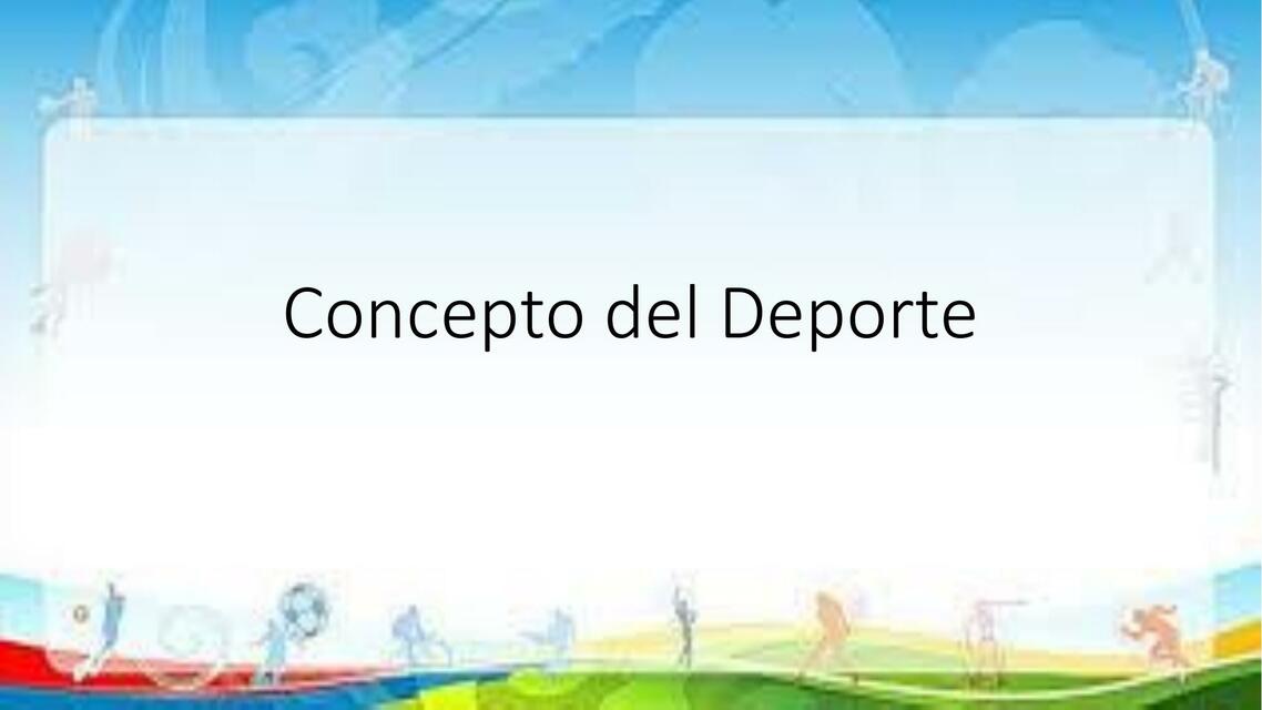 Concepto del Deporte | bruna heineck | uDocz