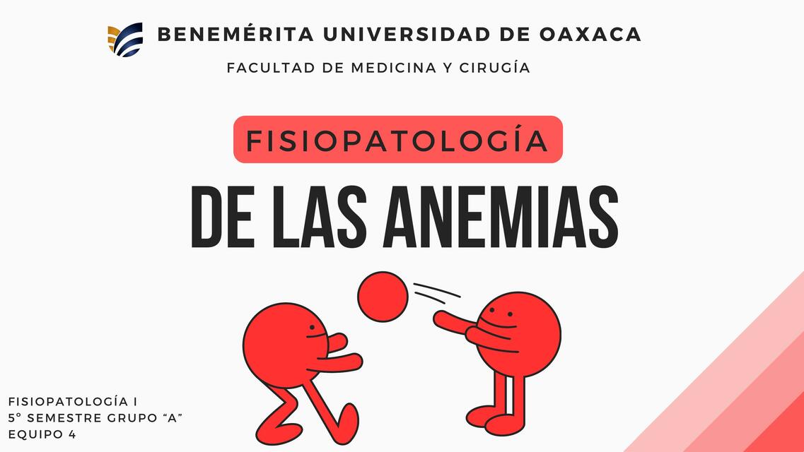 fisiopatología de las anemias equipo 4