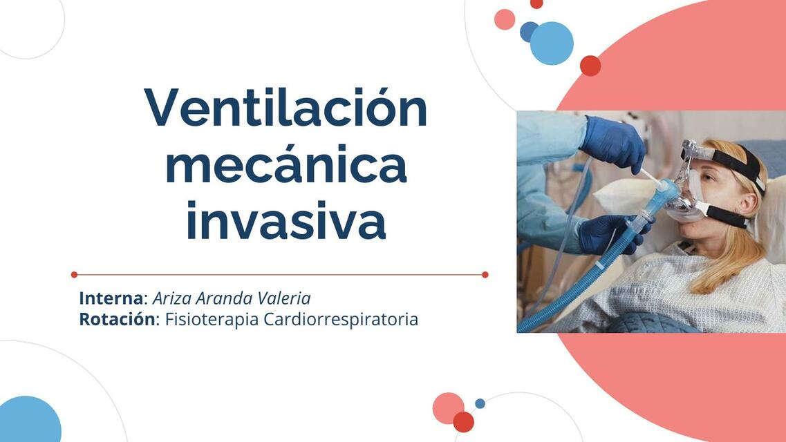 Ventilación mecánica invasiva