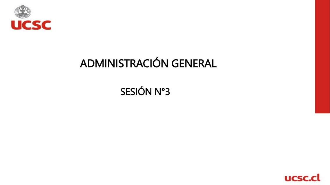 Sesión 3 Administración General | Juan Pablo | uDocz