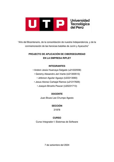 PROYECTO DE APLICACIÓN DE CIBERSEGURIDAD Grupo 5