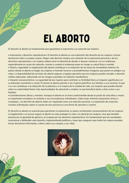 El aborto