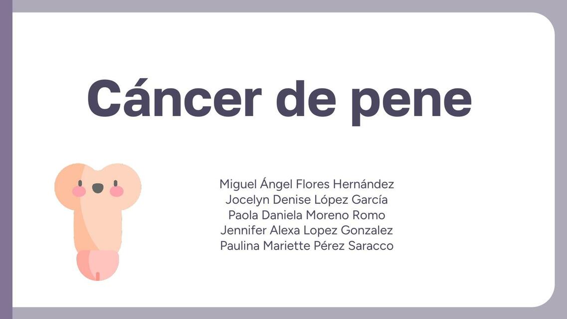 Cancer de pene