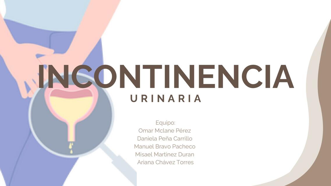 Incontinencia urinaria