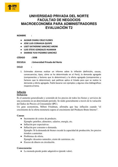 T2 INFORME MACROECONOMÍA PARA ADMINISTRADORES