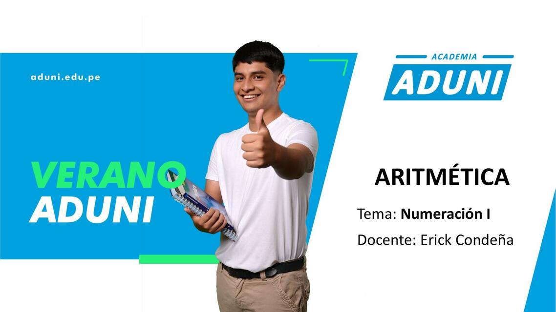 ARITMÉTICA NUMERACIÓN