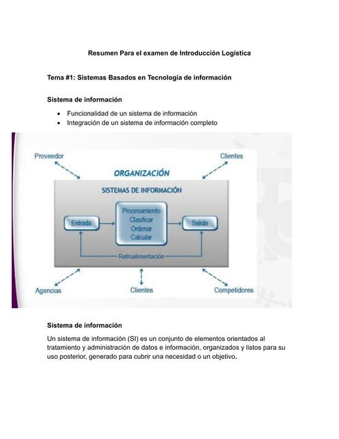 Resumen Para el examen de Introducción Logística