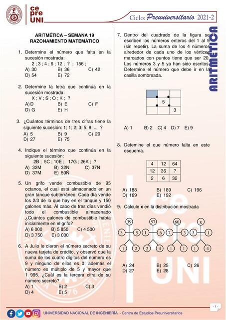 19RM Semana 19 Pre RM Ciclo 2