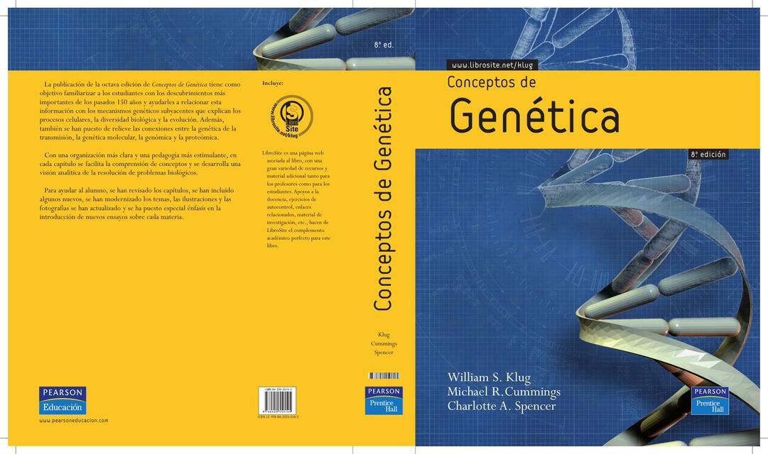 Conceptos de Genetica William S Klug