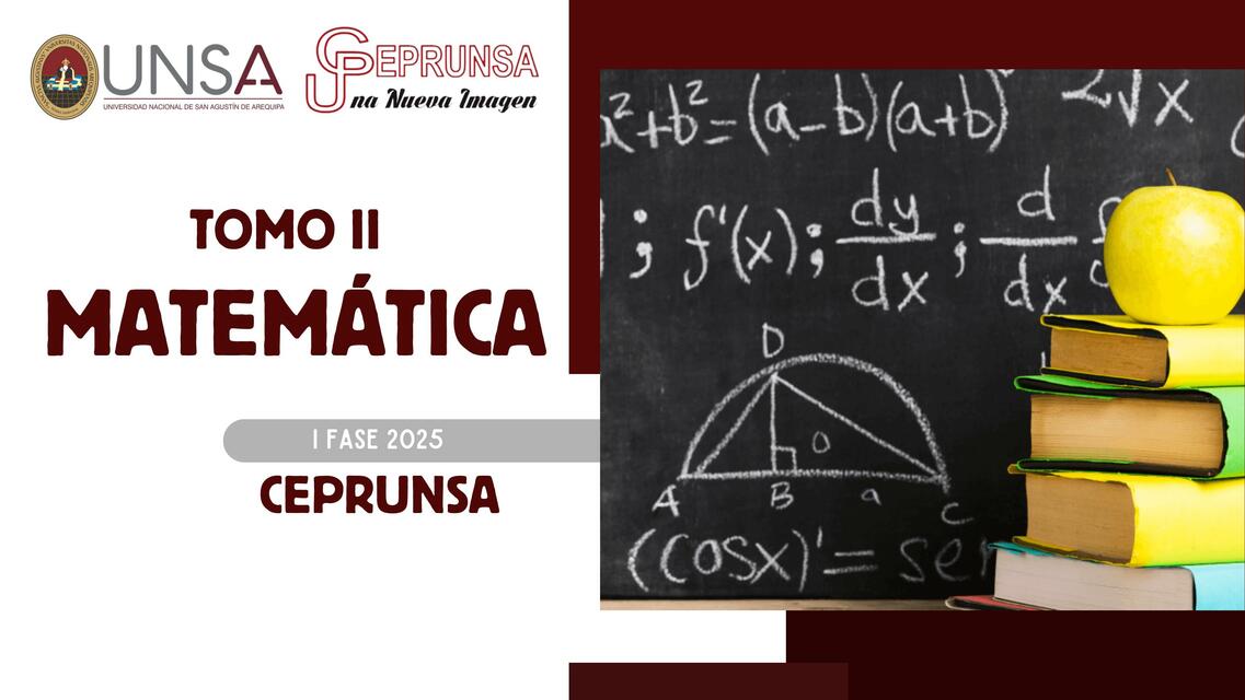 2025 (SOCIALES) TOMO II - MATEMÁTICA