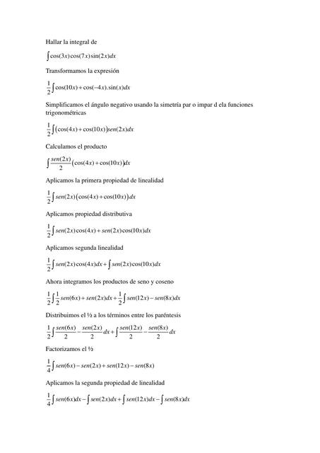 calculo integral