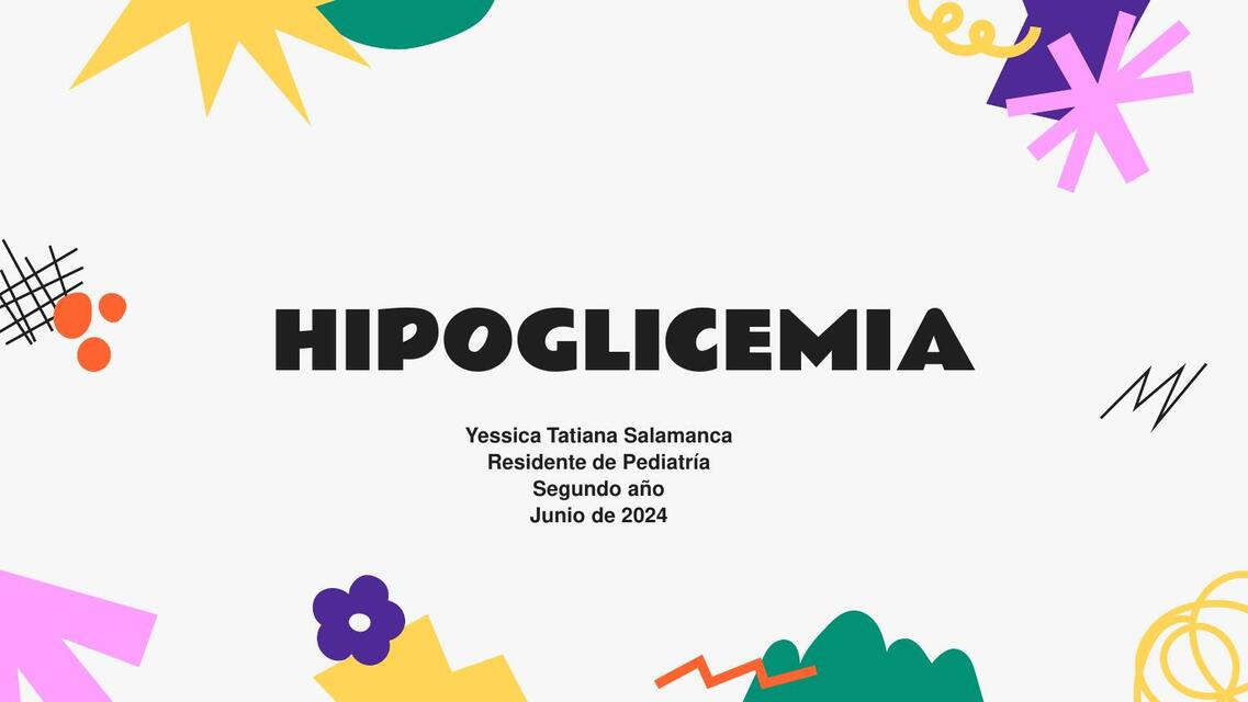 Hipoglicemia