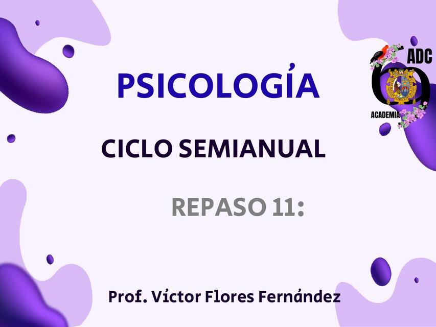 Repaso semana - Psicología