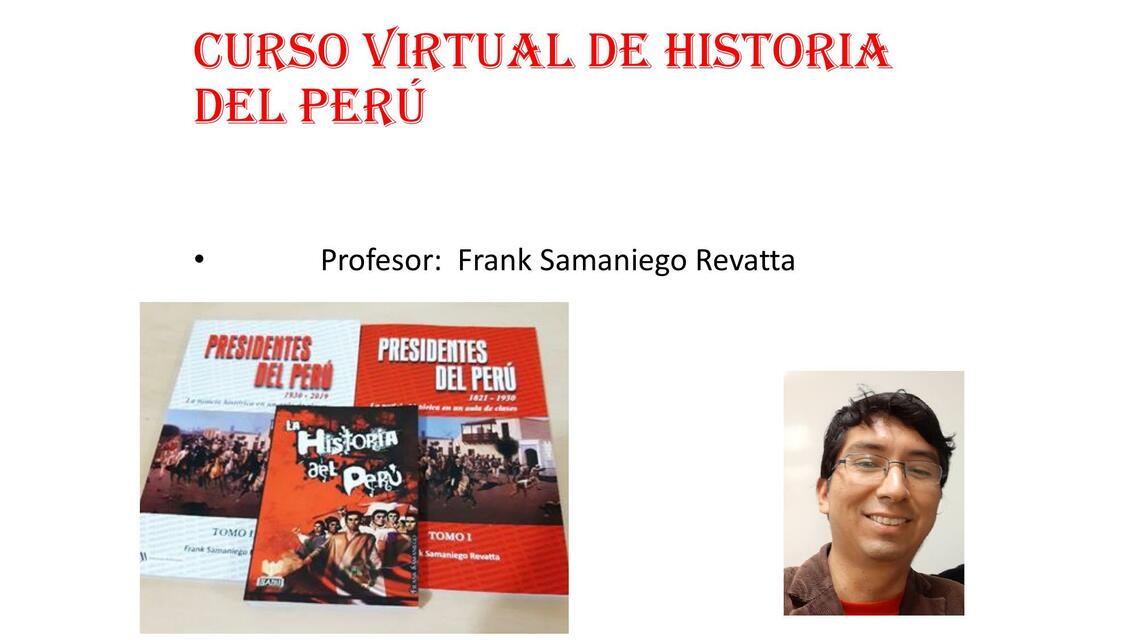 HISTORIA DEL PERÚ - EL FORMATIVO