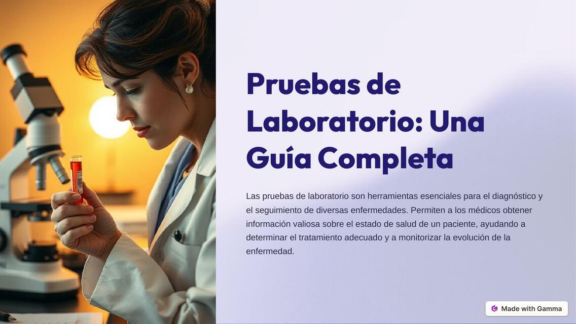 Pruebas de Laboratorio Una Guia Completa 1