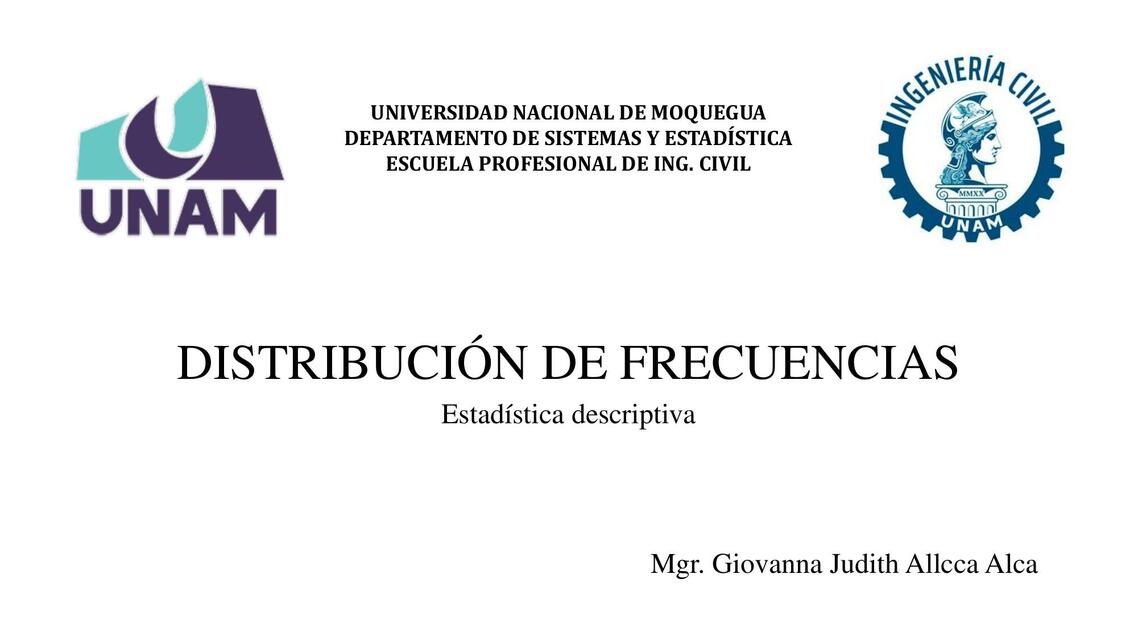 Distribución de frecuencias 