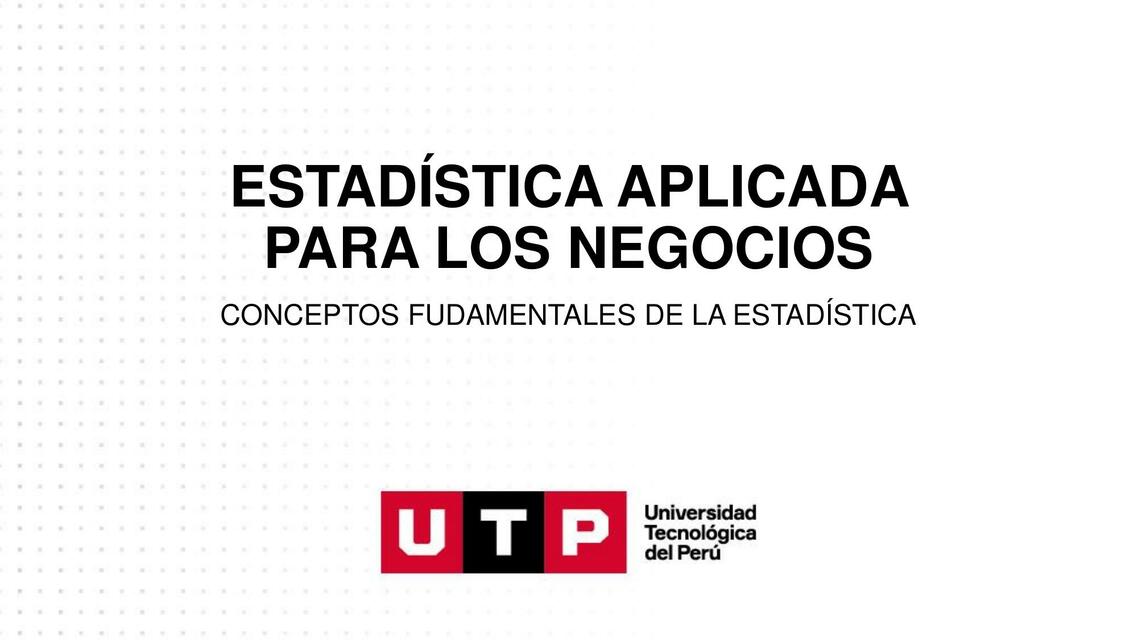 Estadística aplicada para los negocios 