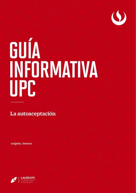 La autoaceptación Universidad Peruana de Ciencias