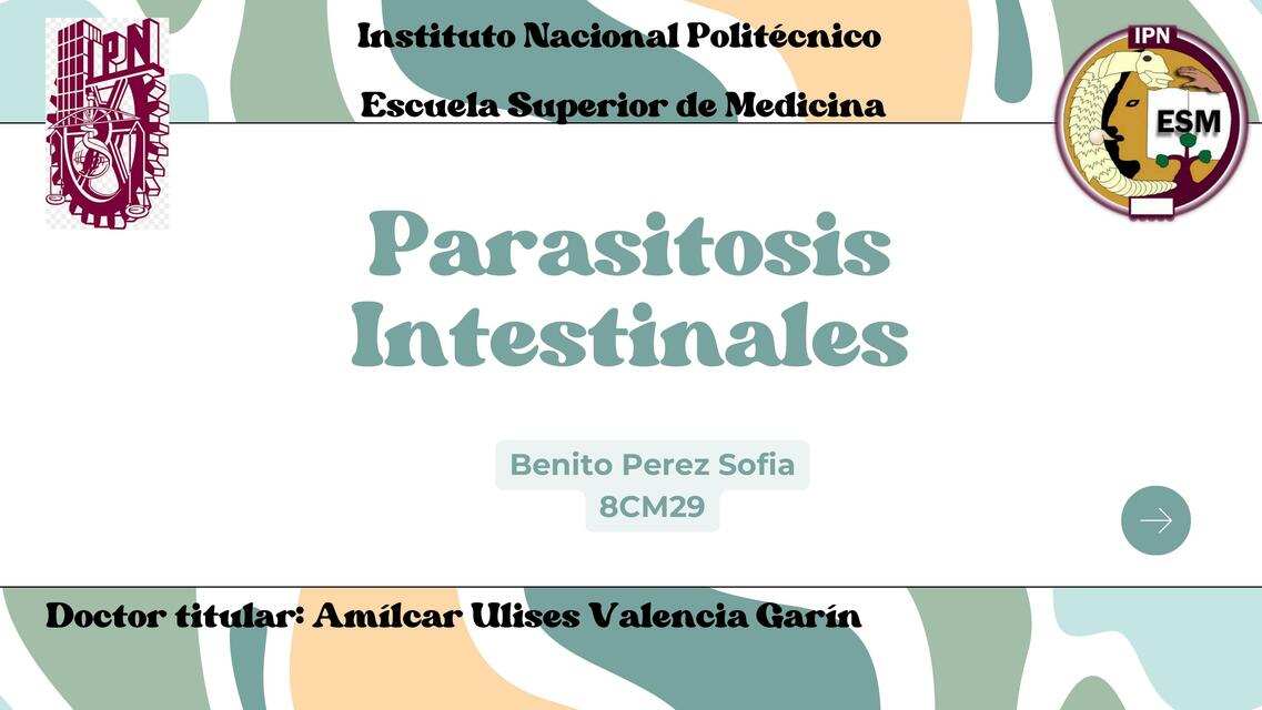 Parasitosis Intestinales