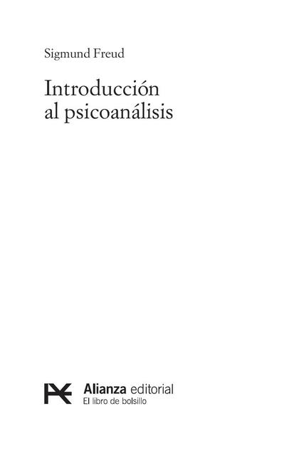 introduccion al psicoanalisis