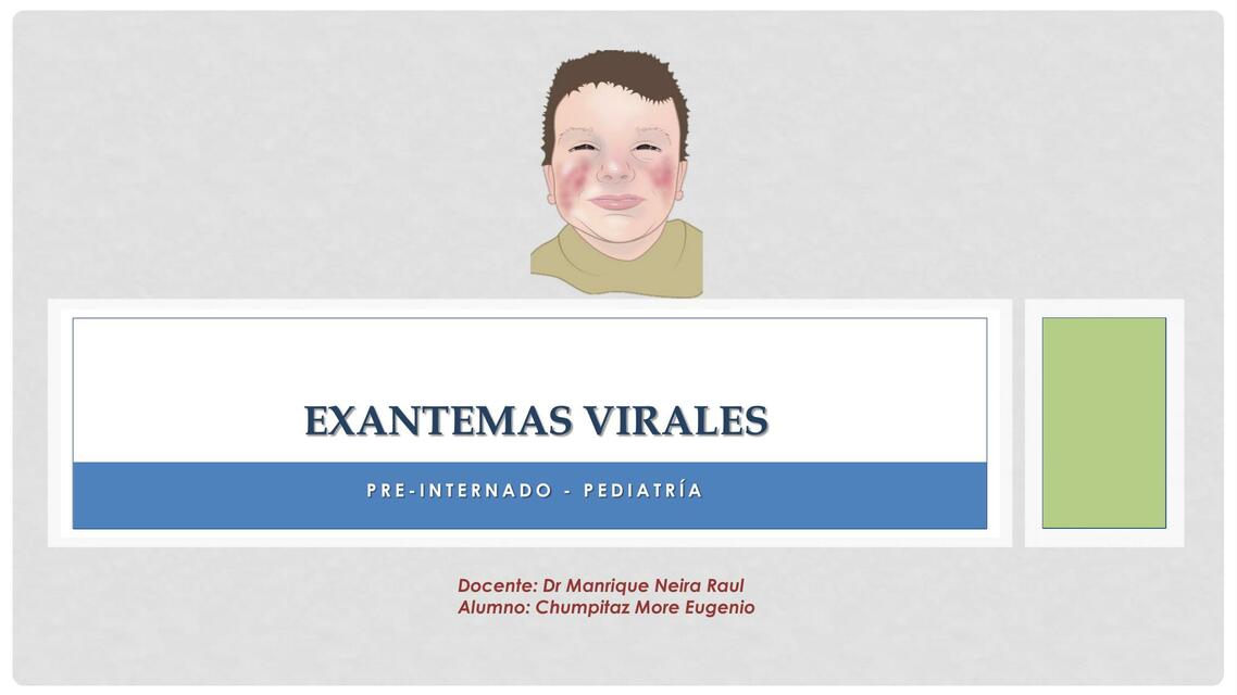 Exantemas virales