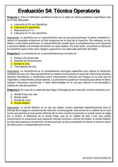 Evaluación S4 - Técnica Operatoria USMP 2023-II