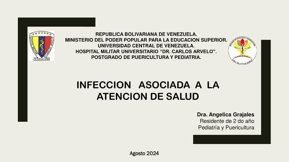 Infección asociada a la atención de salud 