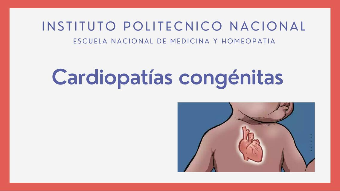 Cardiopatías congénitas 