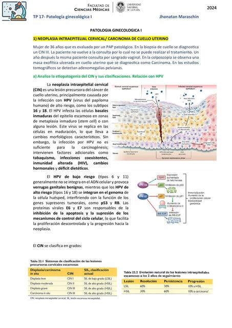 TP 17 patología ginecológica I