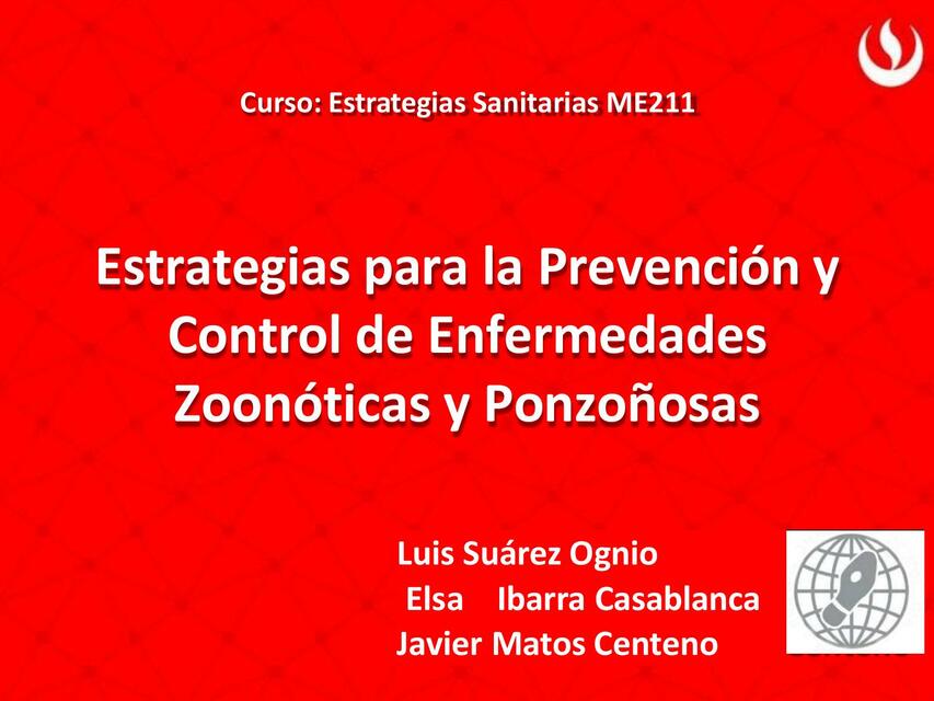 Semana 14 EL Zoonosis y accidentes por animales po