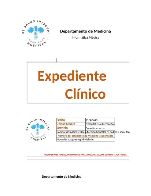 Expediente clínico 