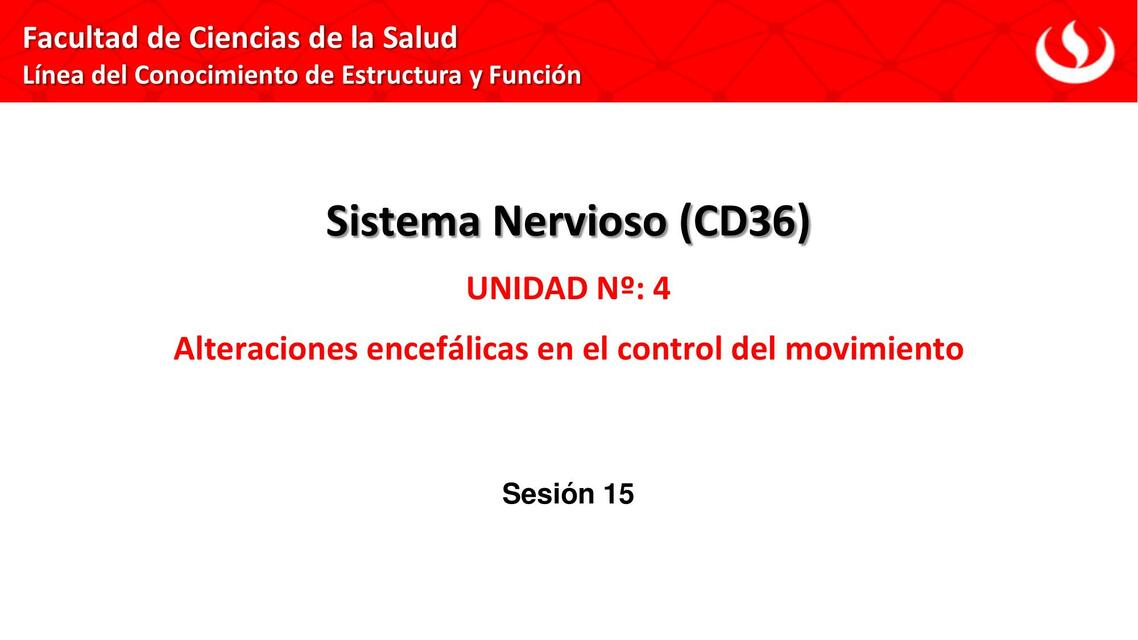 Sesión 15 Presentación SNervioso