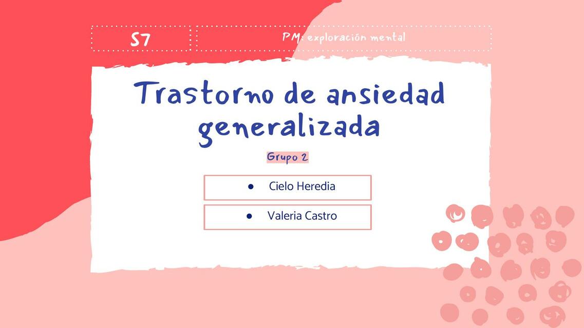 Trastorno de ansiedad generalizada 1