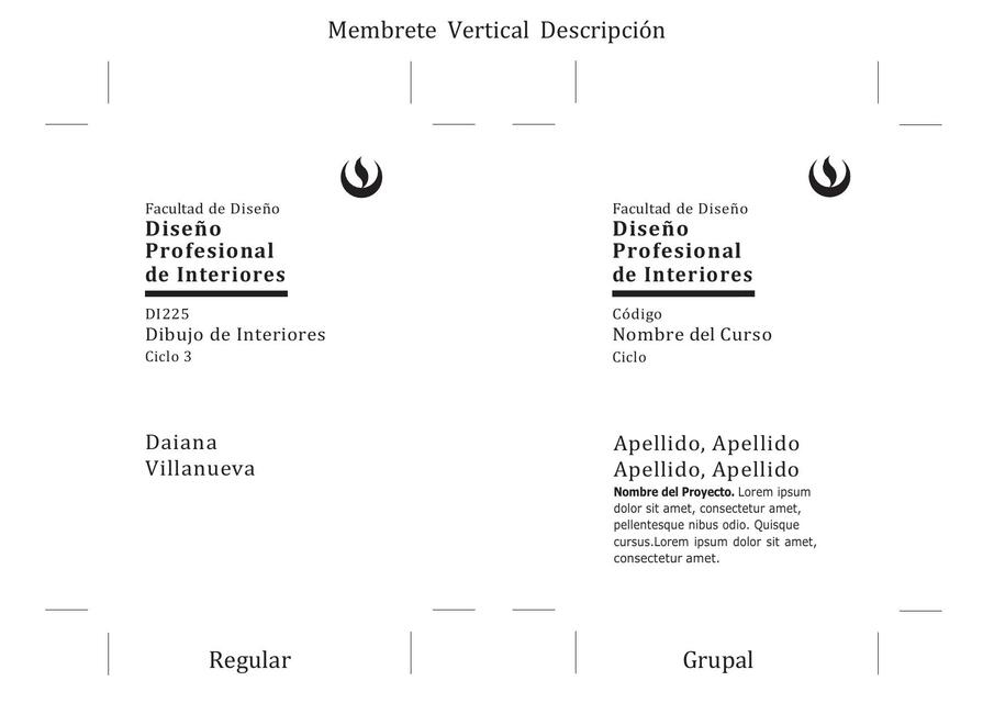 DPI MEMBRETE VERTICAL DESCRIPCION