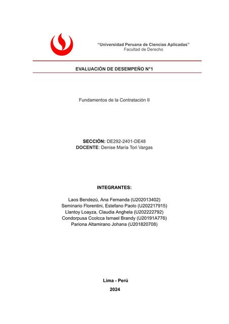 EVALUACIÓN DE DESEMPENO N1 docx