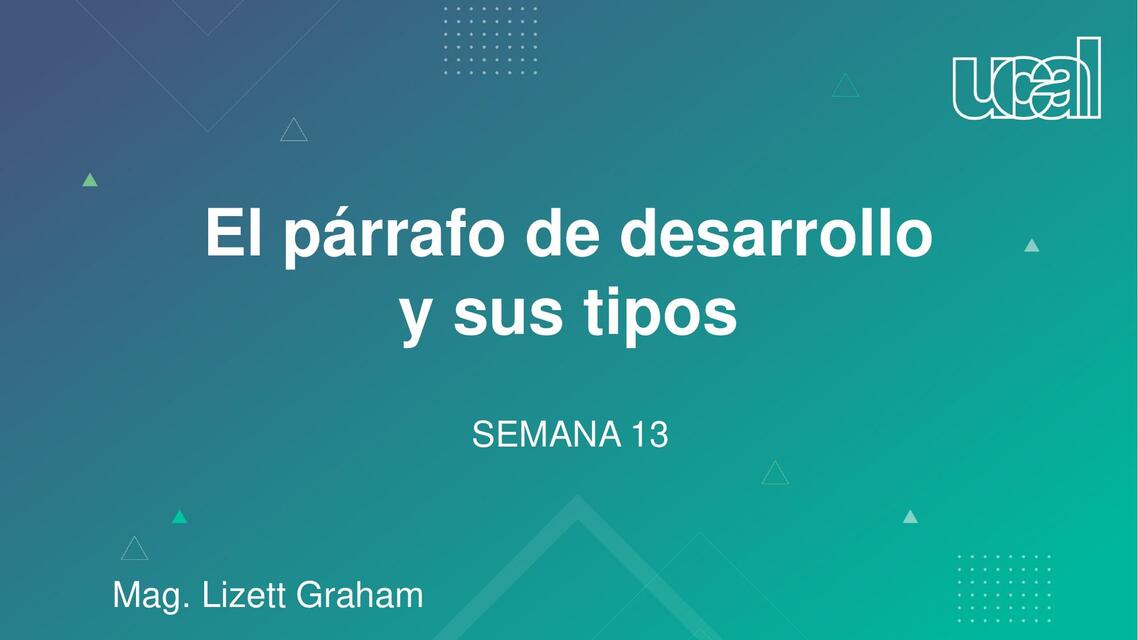 SEMANA 13 párrafo de desarrollo