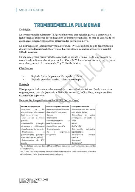 8 TROMBOEMBOLIA PULMONAR