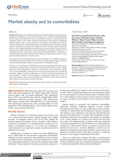 Morbid obesity and its comorbidities | META | uDocz