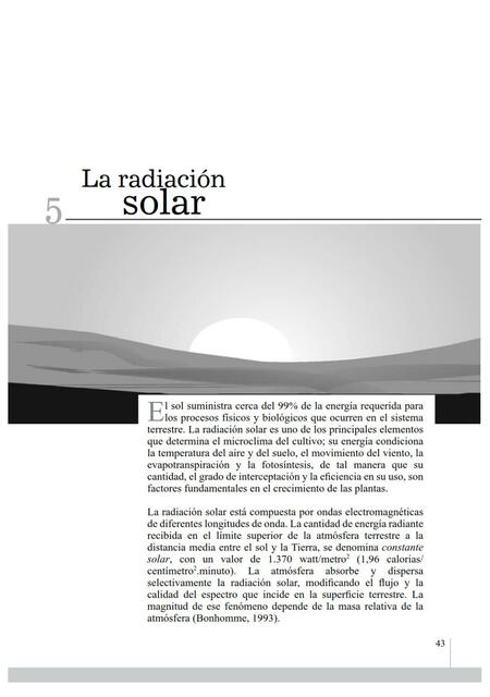 La radiación solar1